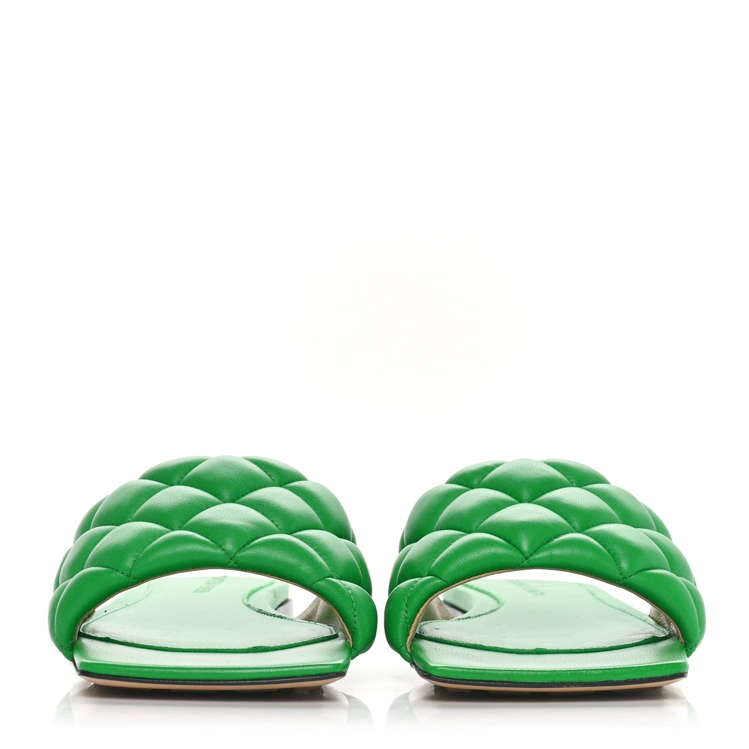 Bottega Veneta Nappa Matelasse Padded Flat Sandals 36 Parakeet 2 of 8