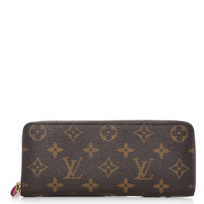Louis Vuitton Monogram Clemence Wallet Hot Pink 1 of 10