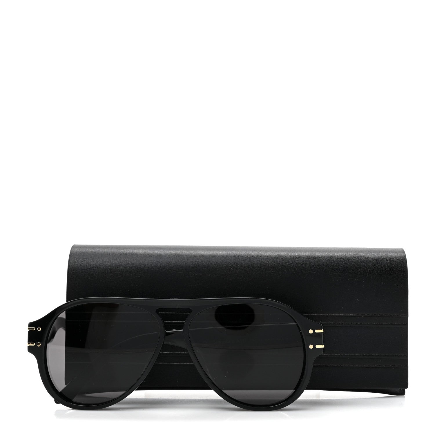 Christian Dior Acetate Diorsignature A1U Pilot Sunglasses Black 7 of 7