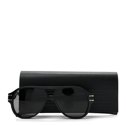 Christian Dior Acetate Diorsignature A1U Pilot Sunglasses Black 7 of 7