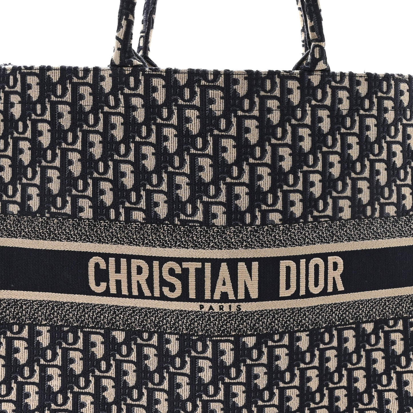 Oblique Large Book Tote Blue Multicolor