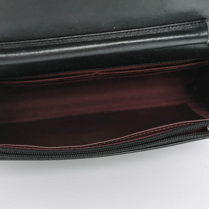 Chanel Lambskin Quilted Wallet On Chain WOC Black 5 of 8
