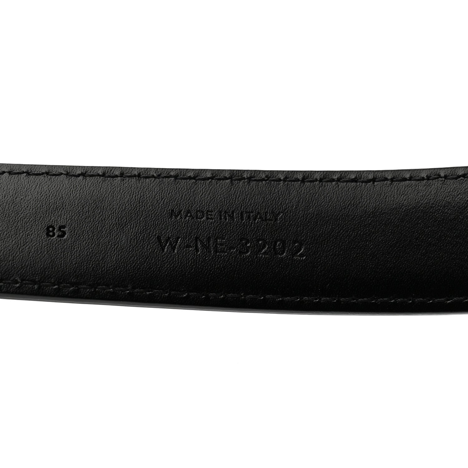 Celine Box Calfskin Medium 25mm Triomphe Belt 85 34 Black 4 of 7