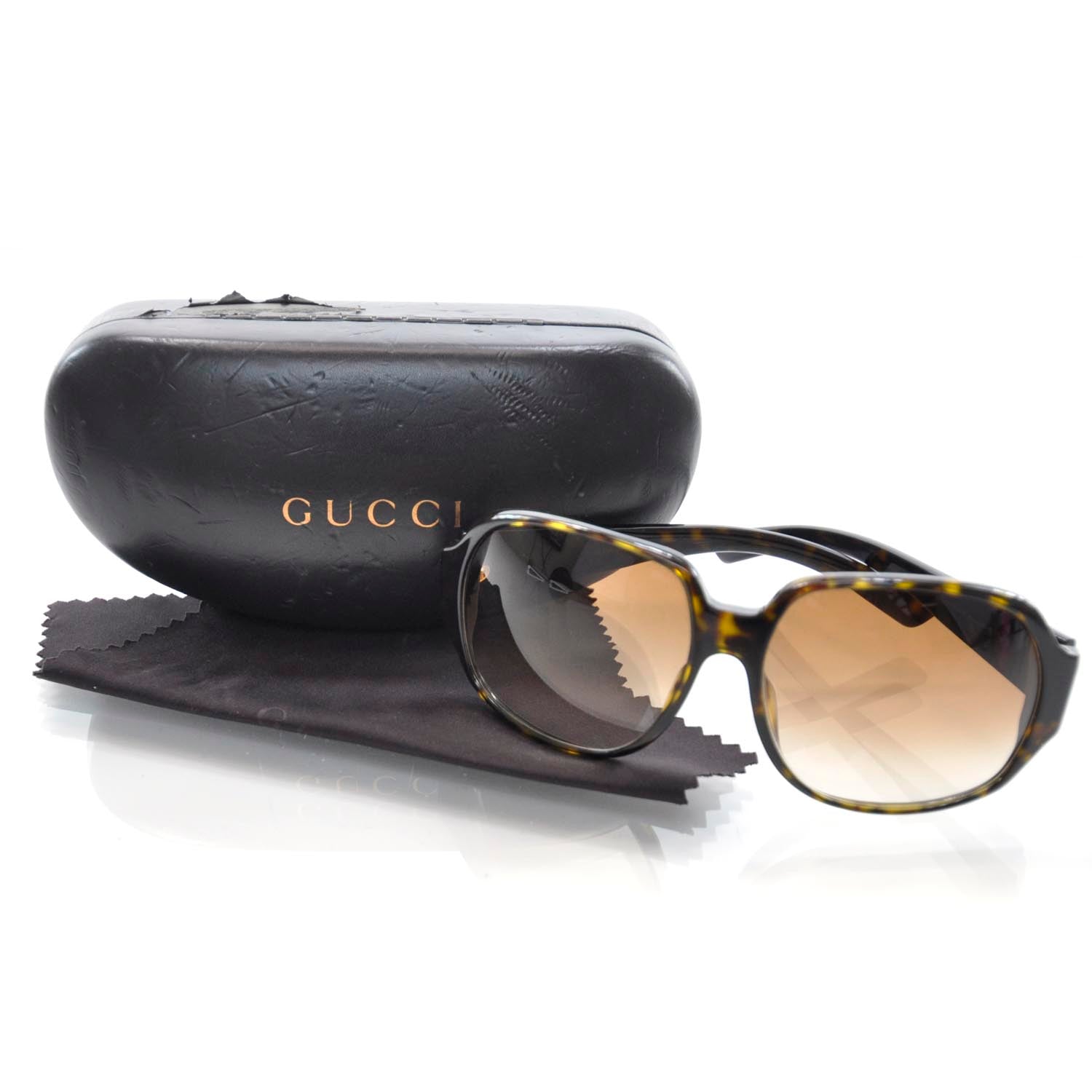 Gucci Tortoise Shell Script Sunglasses 2948S 8 of 8