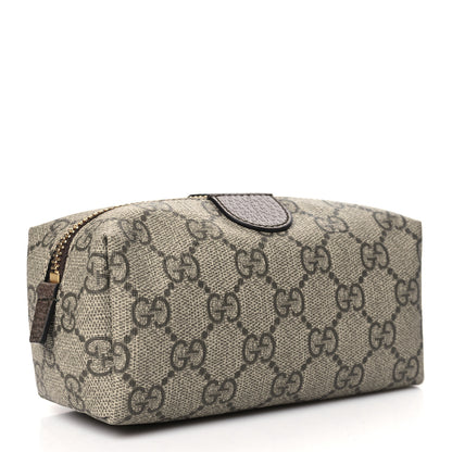 Gucci Soft GG Supreme Monogram Calfskin Medium Ophidia Cosmetic Case Beige Ebony New Acero 3 of 10