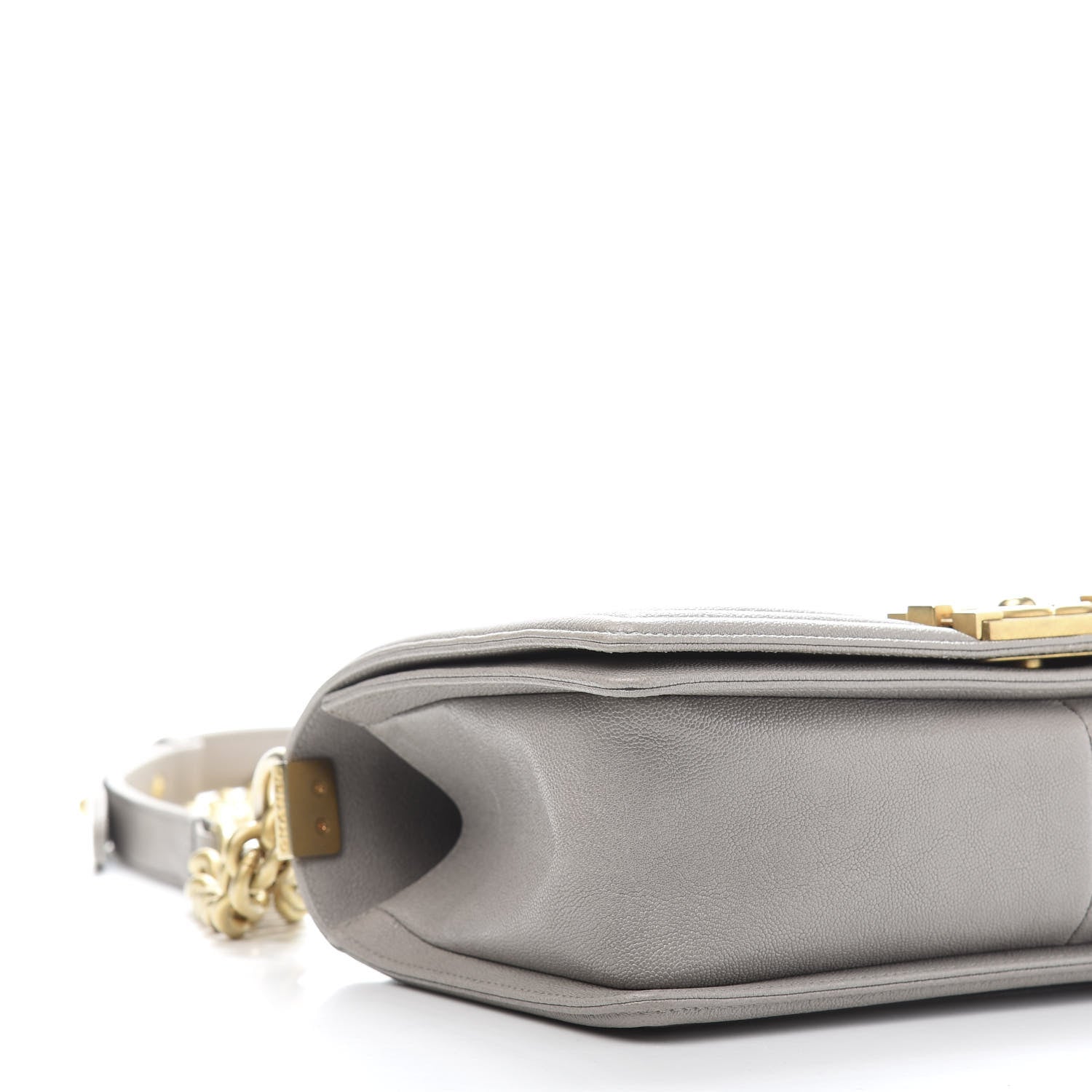 Chanel Caviar Quilted Medium Boy Flap Grey 8 of 10