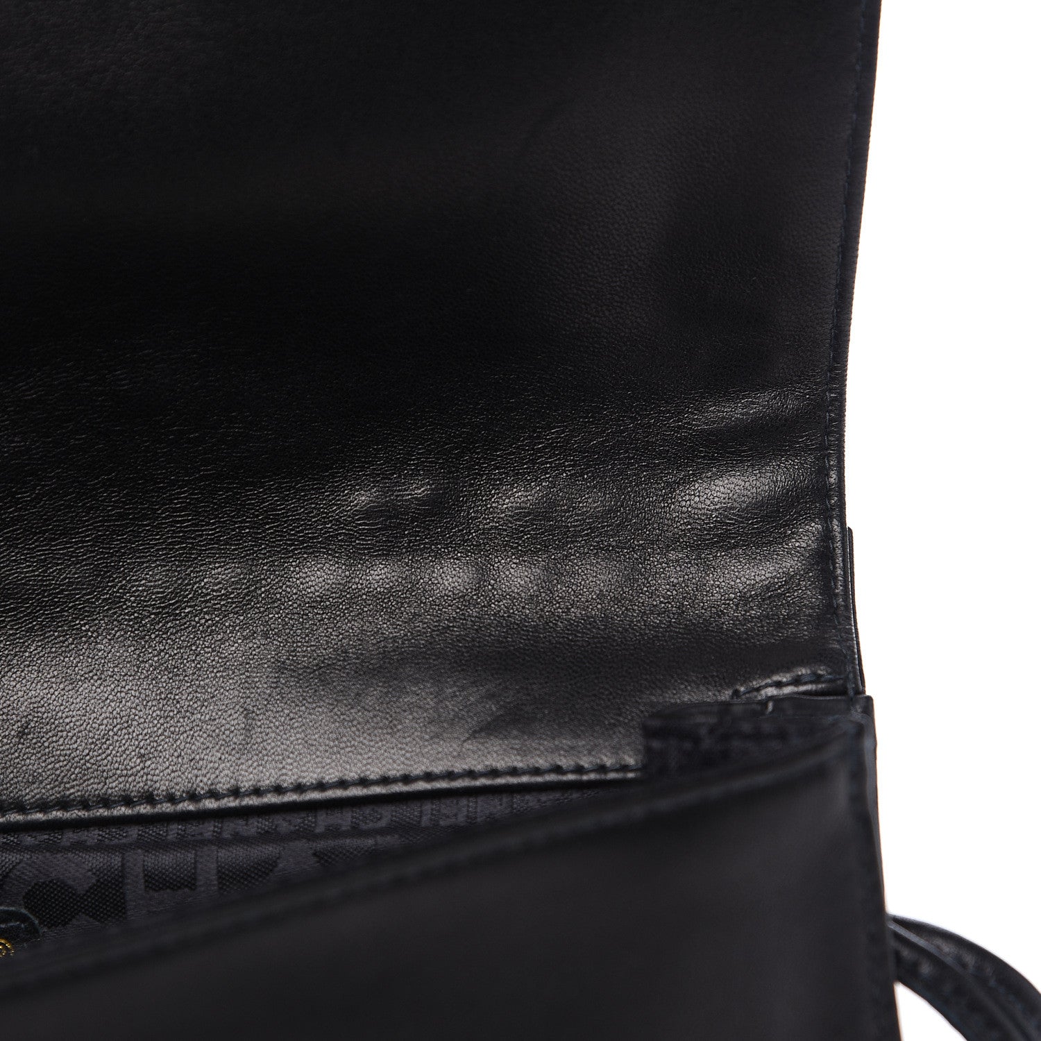 Chanel Lambskin Chain Clutch Black 7 of 11