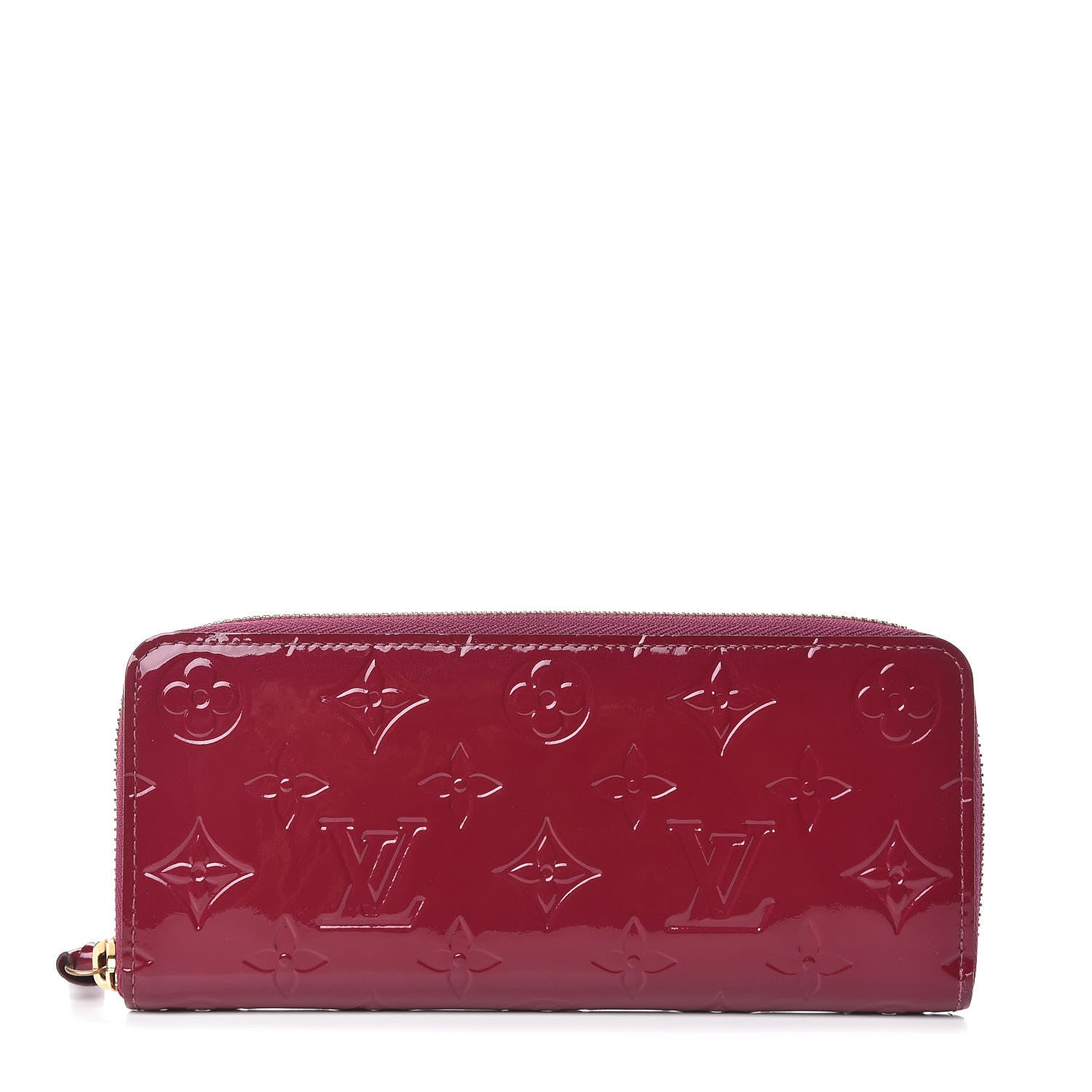Louis Vuitton Vernis Clemence Wallet Magenta 1 of 8