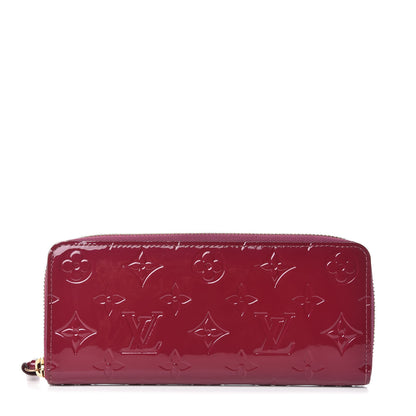 Louis Vuitton Vernis Clemence Wallet Magenta 1 of 8