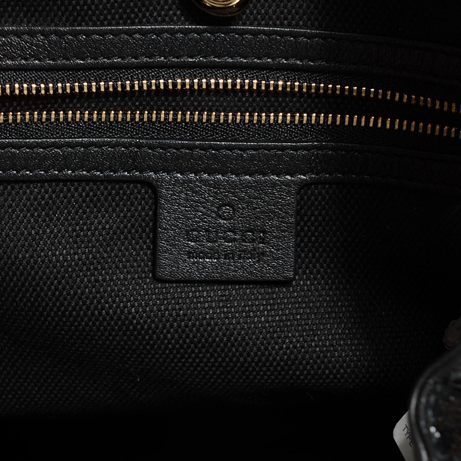 Gucci Patent Medium Soho Chain Shoulder Bag Black 6 of 7