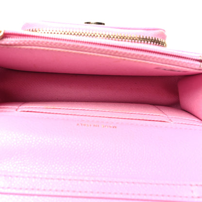 Chanel Caviar Quilted Business Affinity Clutch With Chain Flap Lilac 5 of 15