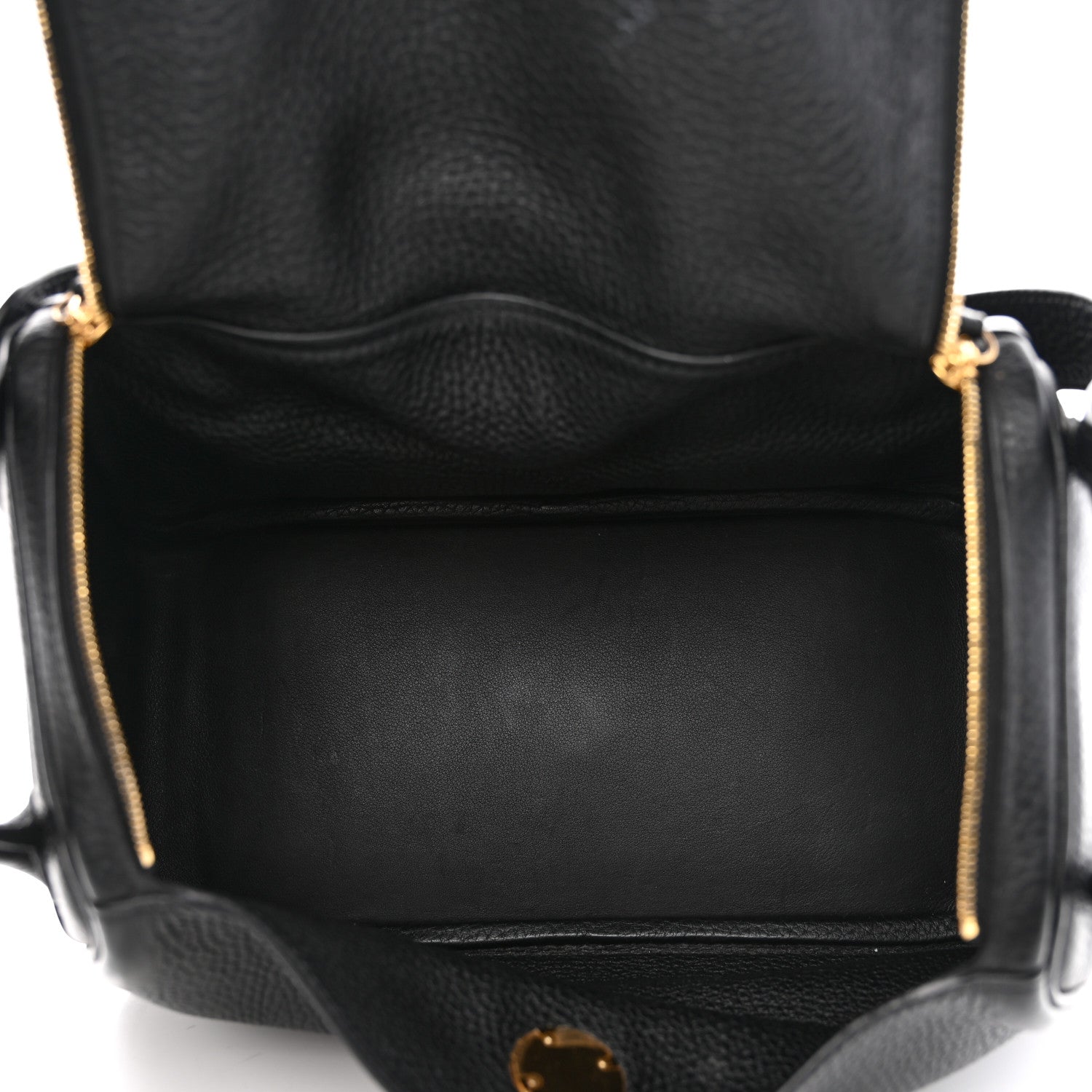 Hermes Taurillon Clemence Lindy 26 Black 5 of 8
