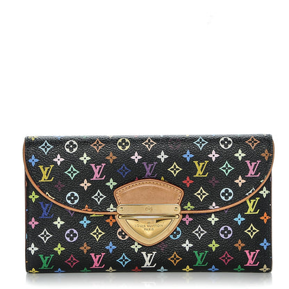 Louis Vuitton Monogram Multicolor Eugenie Wallet Black Grenade 1 of 6