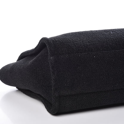 Chanel Lurex Boucle Small Deauville Tote Black 8 of 10