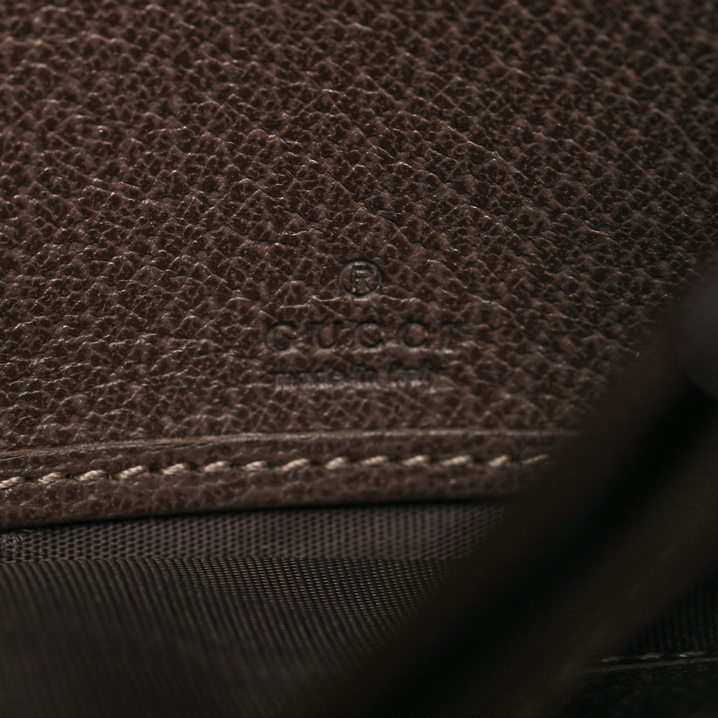 GG Supreme Monogram Web Ophidia Wallet On Chain Brown