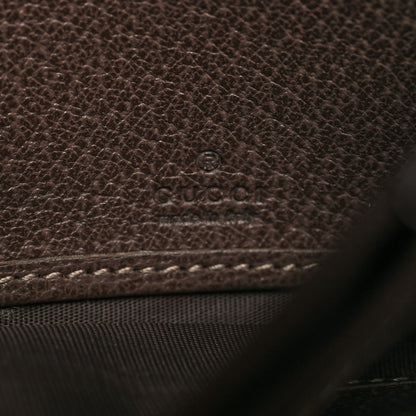 Gucci GG Supreme Monogram Web Ophidia Wallet On Chain Brown 6 of 11