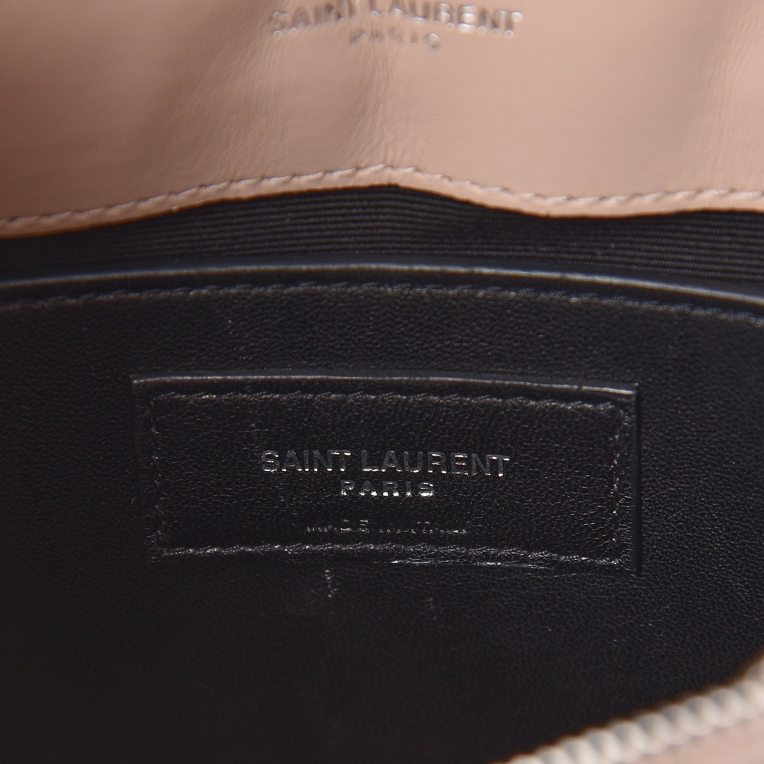 Saint Laurent Calfskin Y Quilted Monogram Small Loulou Chain Satchel Nude Powder 7 of 21