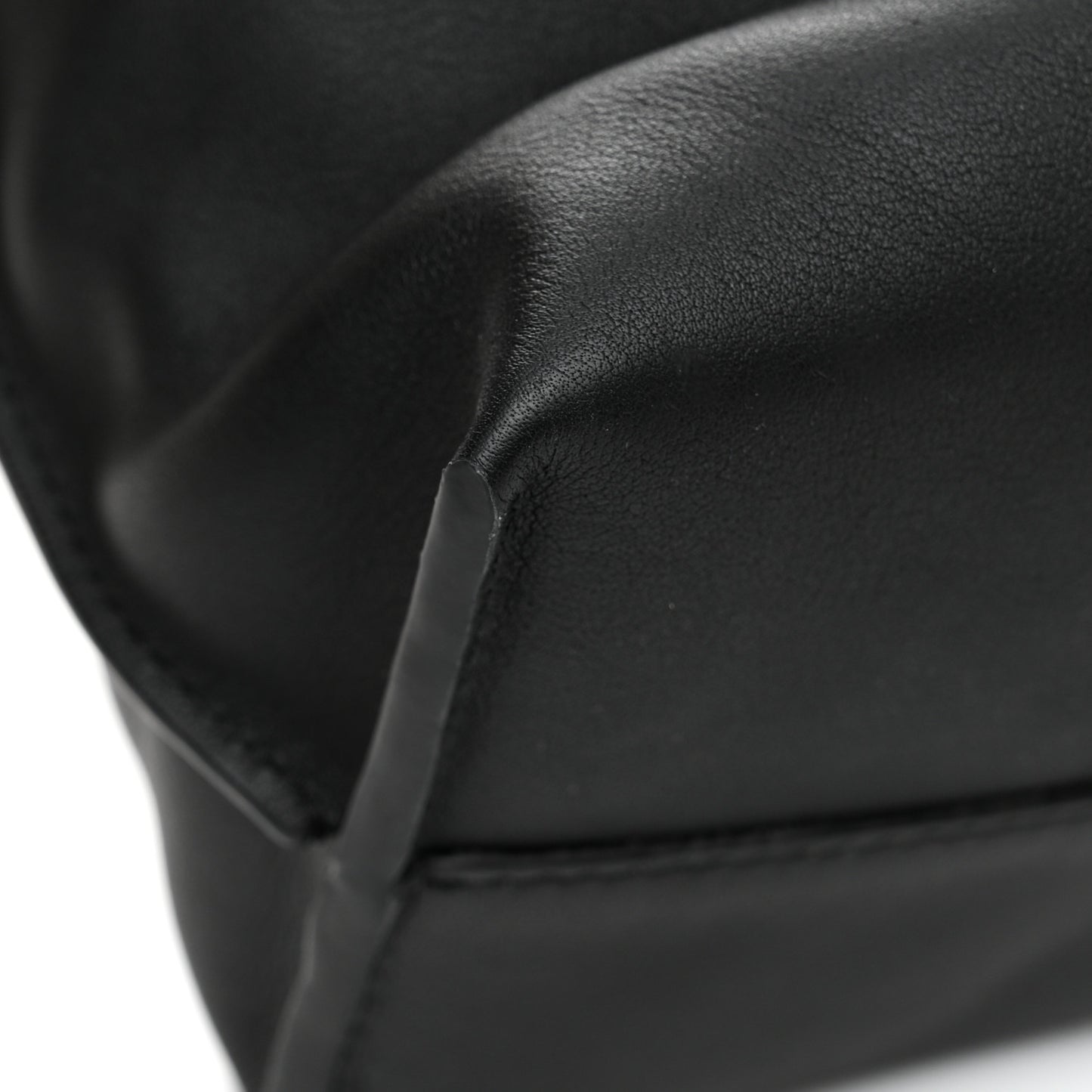Calfskin Small Flamenco Knot Bag Black