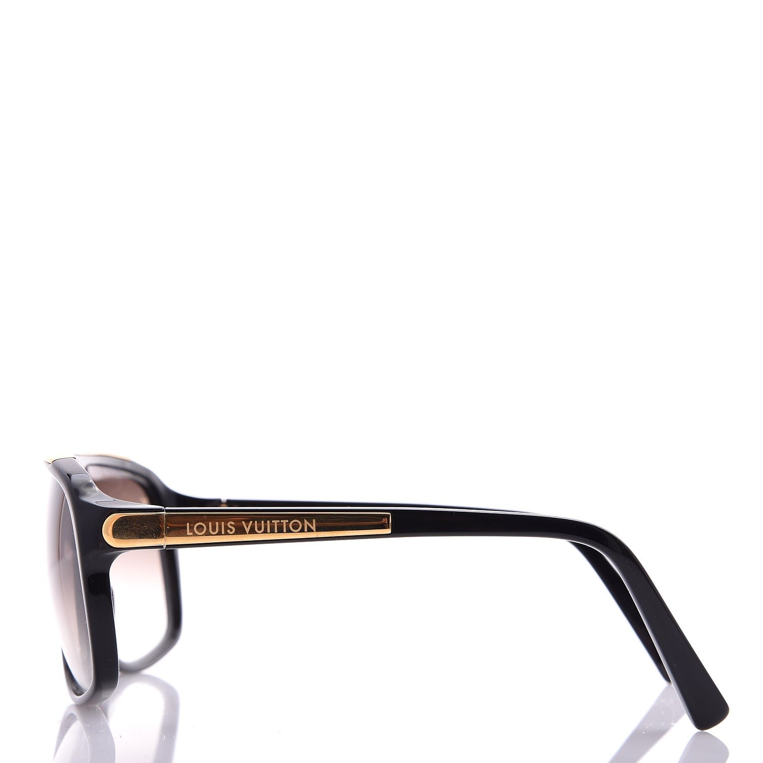Louis Vuitton Acetate Evidence Sunglasses Z0105E Black 3 of 7