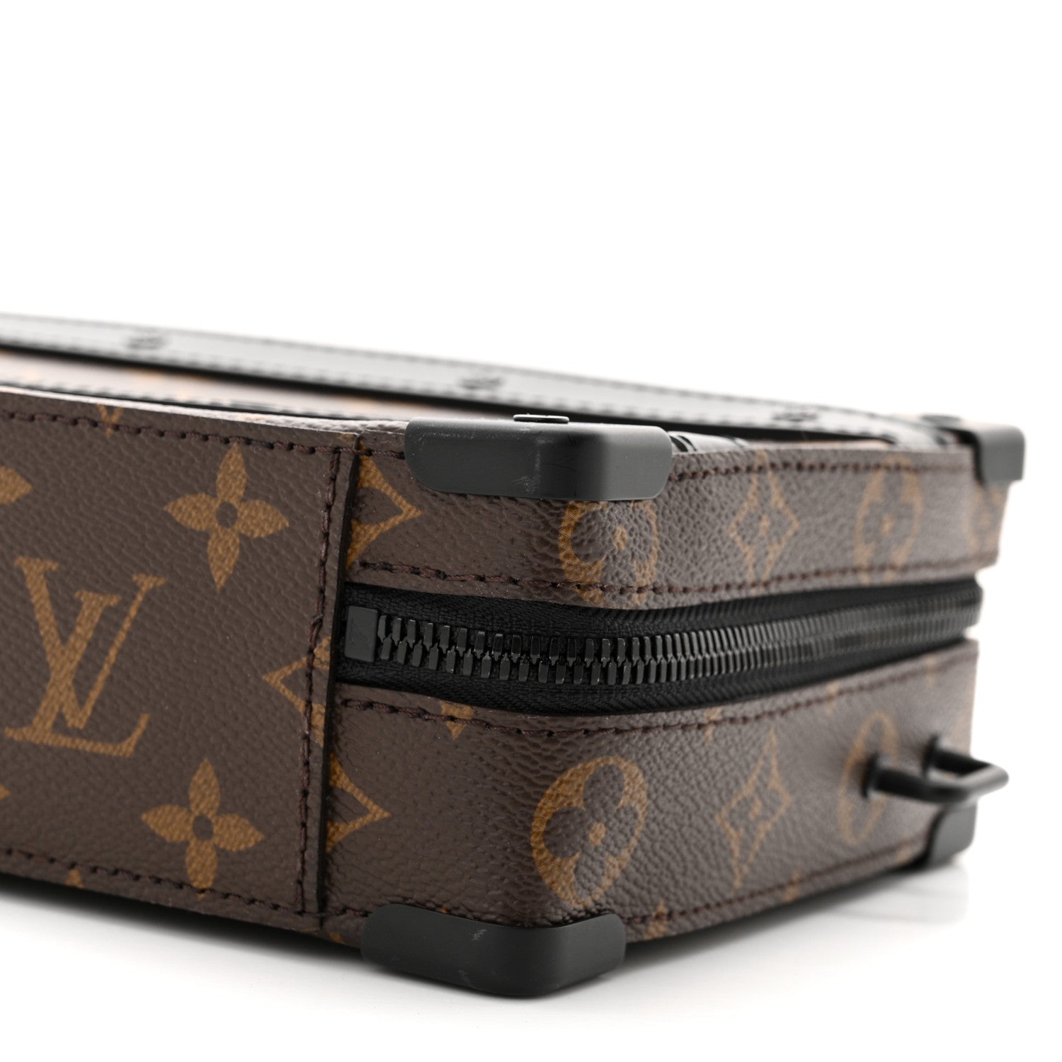 Louis Vuitton Monogram Macassar Handle Soft Trunk Black 9 of 10
