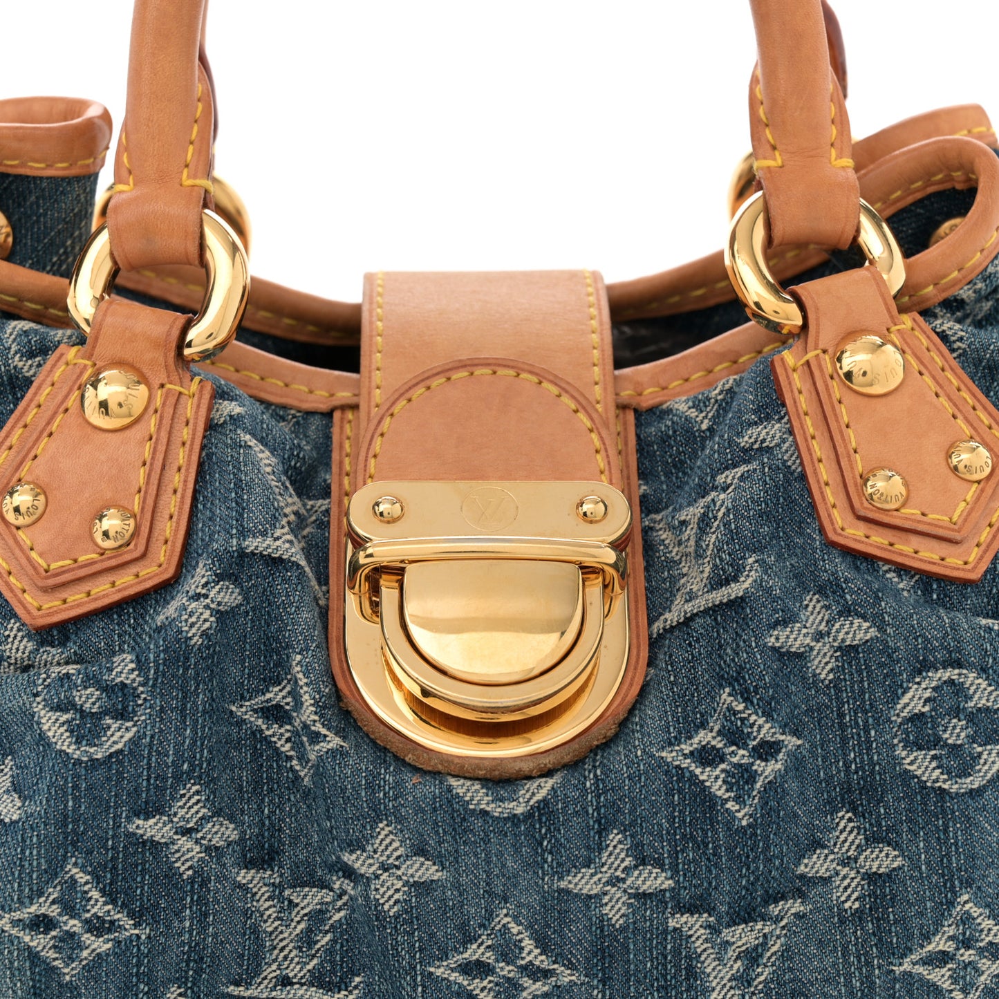 Monogram Denim Pleaty Blue