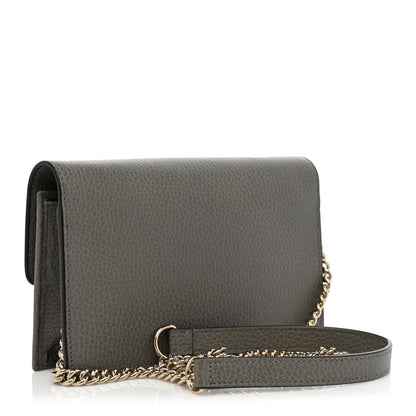 Gucci Dollar Calfskin Interlocking G Chain Wallet Loess 4 of 12