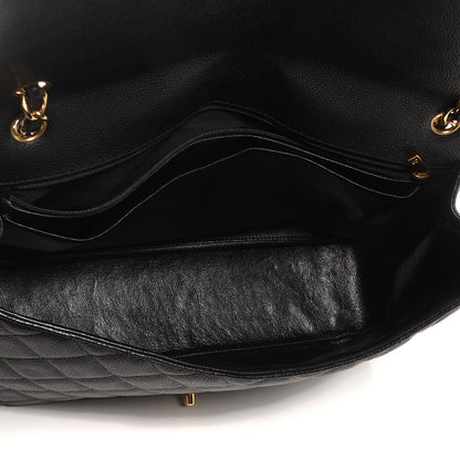 Chanel Caviar Maxi Single Flap Black 5 of 8