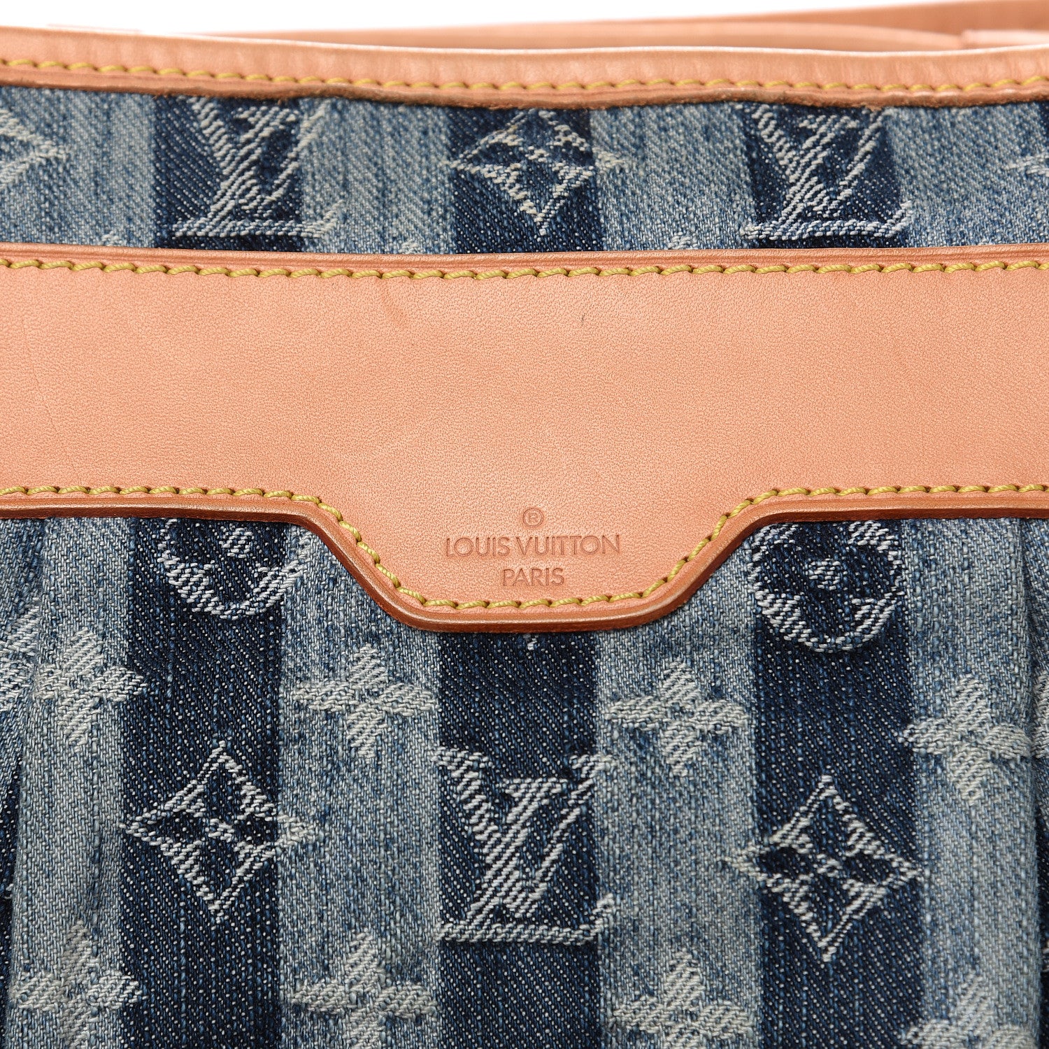 Louis Vuitton Denim Raye Porte Epaule MM 12 of 15
