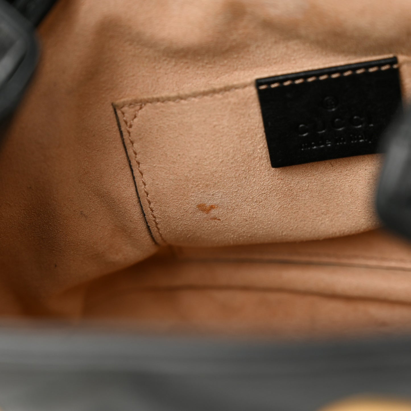 Calfskin Matelasse GG Marmont Flap Backpack Black