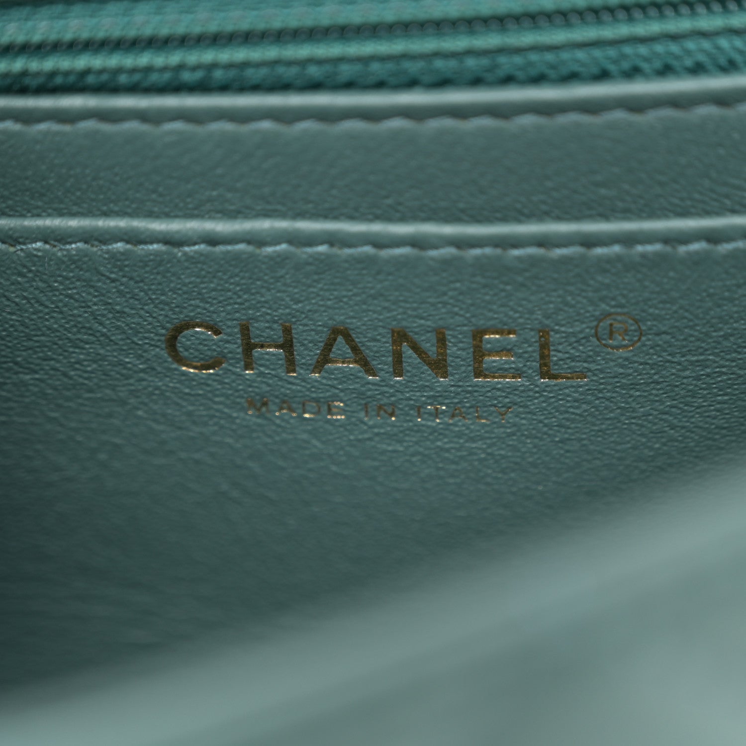 Chanel Lambskin Quilted Mini Rectangular Flap Green 6 of 11