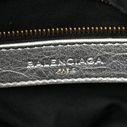 Balenciaga Metallic Agneau Classic Hardware Velo Gris Aluminum 7 of 11