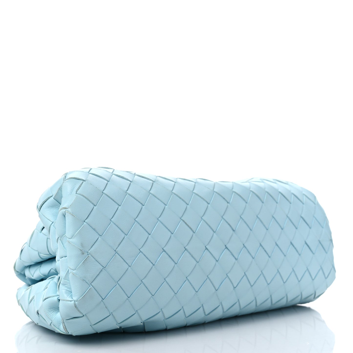 Nappa Maxi Intrecciato The Pouch Oversized Clutch Teal Washed