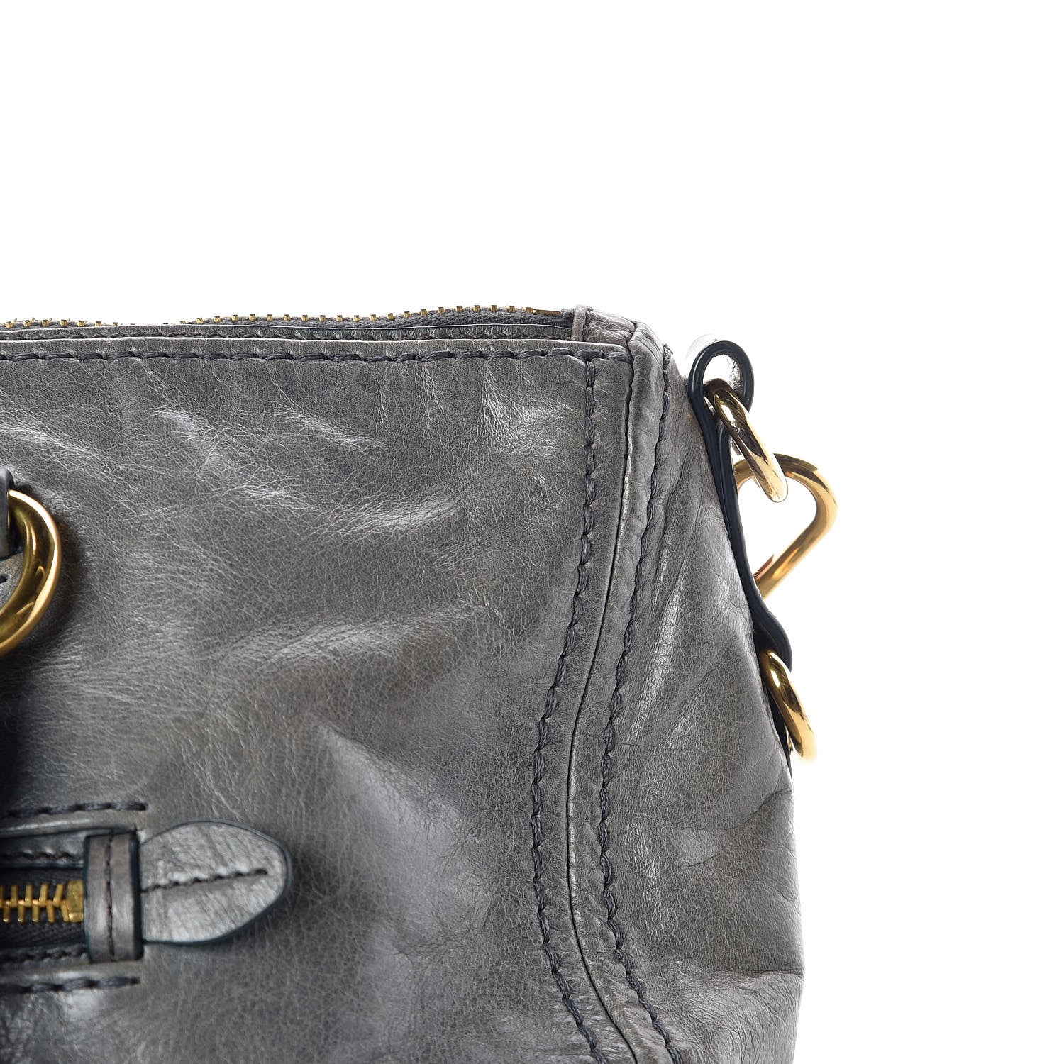 Prada Vitello Shine Shopping Satchel Avio 9 of 14