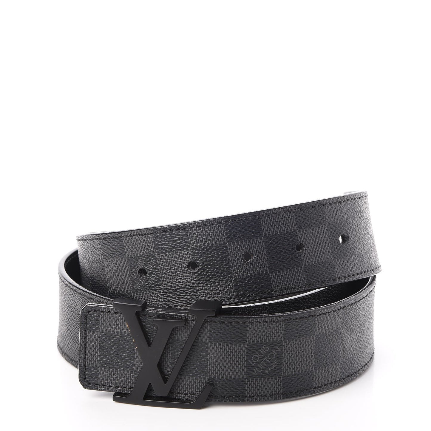 Damier Graphite LV Initiales Belt 95 38