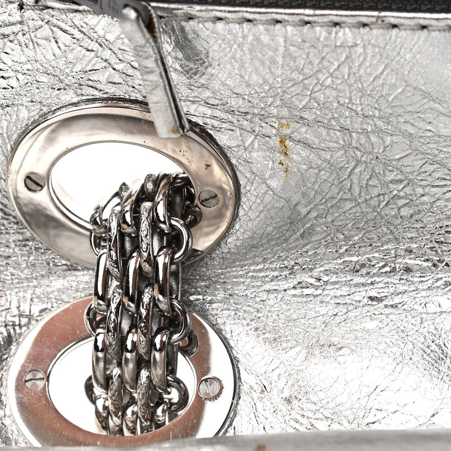 Chanel Metallic Aged Calfskin Quilted 2.55 Reissue 228 Flap Silver 4 of 12