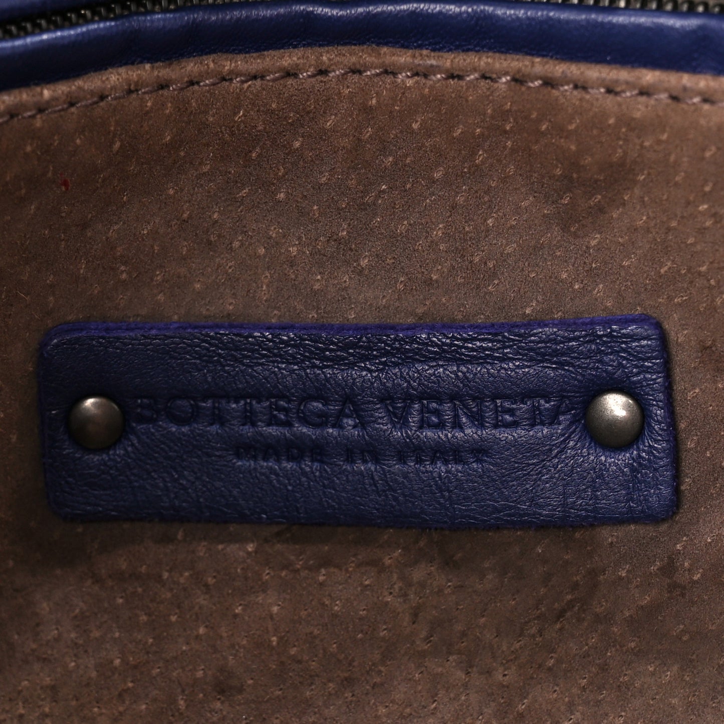 Nappa Intrecciato Nodini Crossbody Messenger Purple