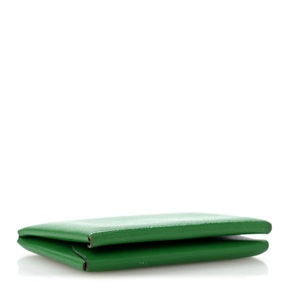 Hermes Chevre Mysore Calvi Duo Card Case Bambou 4 of 10