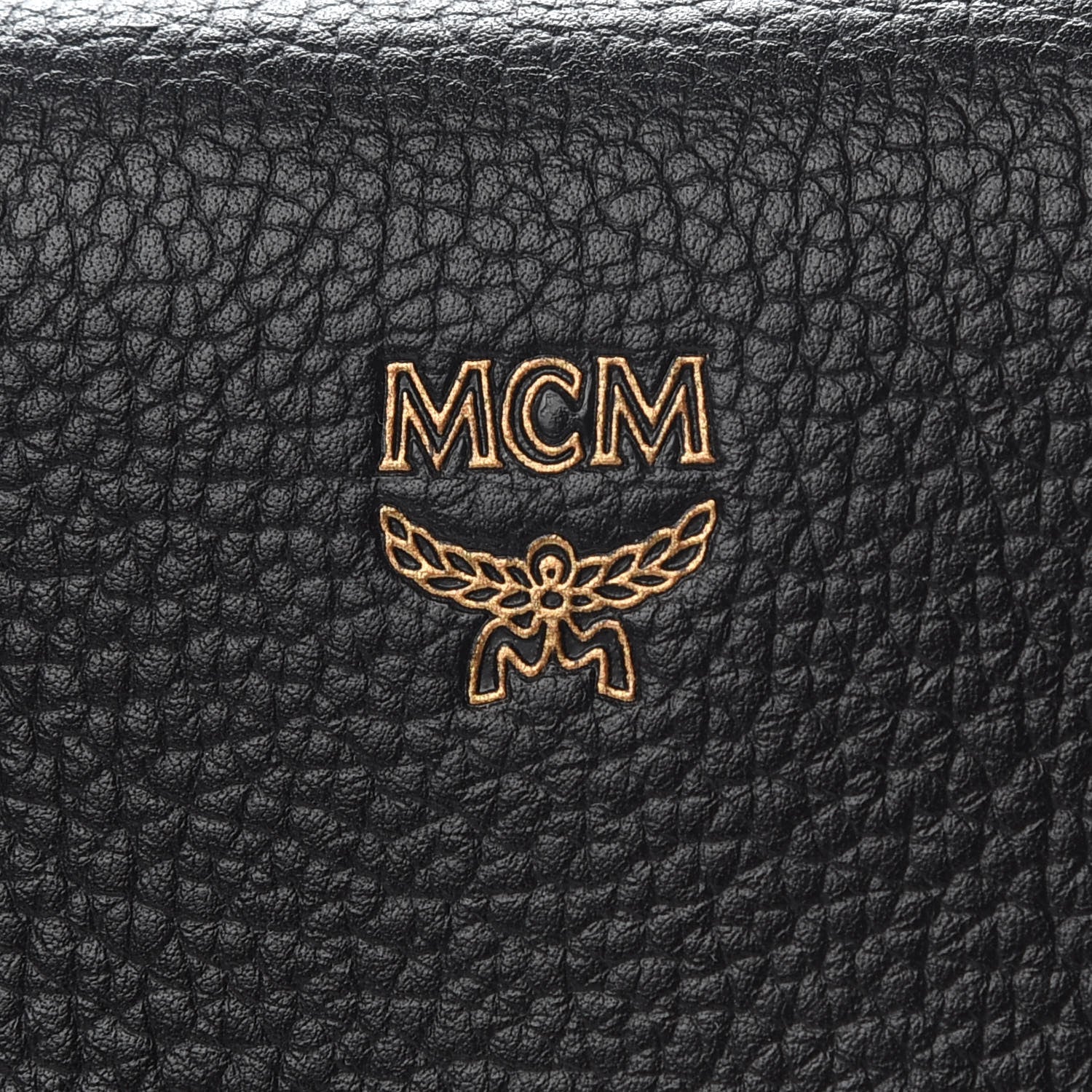 MCM Grained Calfskin Large Milla Tote Black 6 of 11