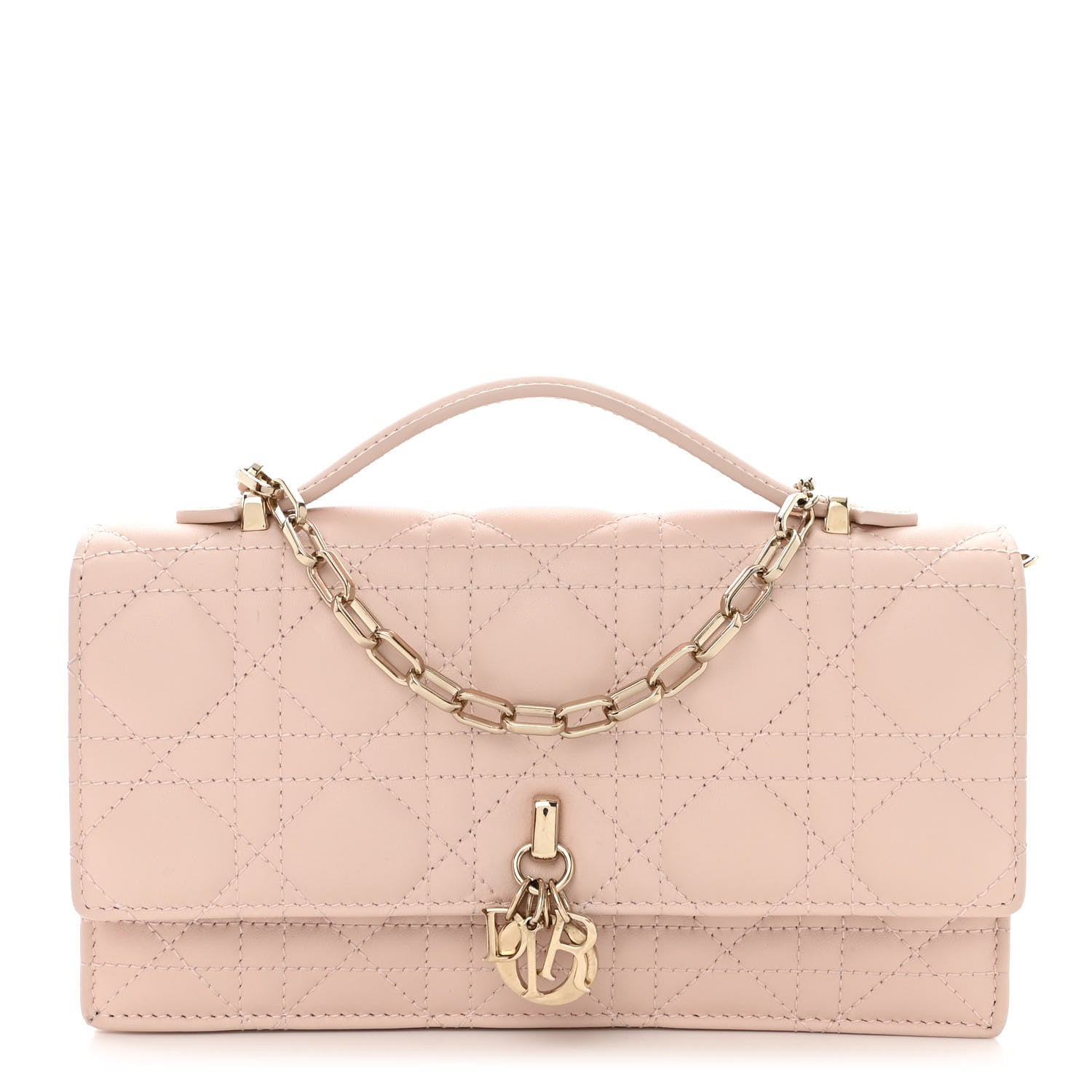 Christian Dior Lambskin Cannage Mini My Dior Bag Rose Poudre 1 of 11