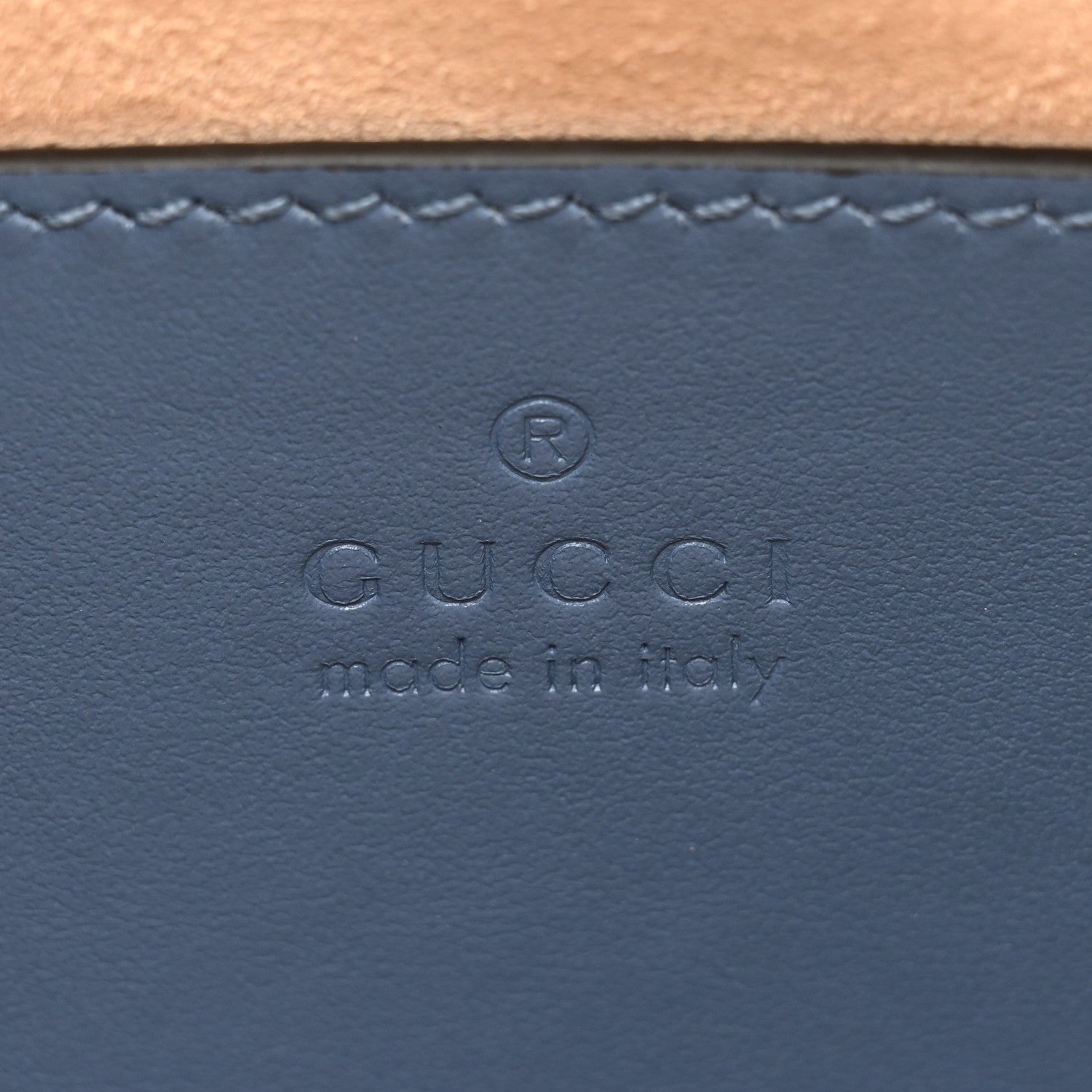 Gucci Calfskin Matelasse Aria Mini GG Marmont Chain Shoulder Bag Clear Blue 6 of 15