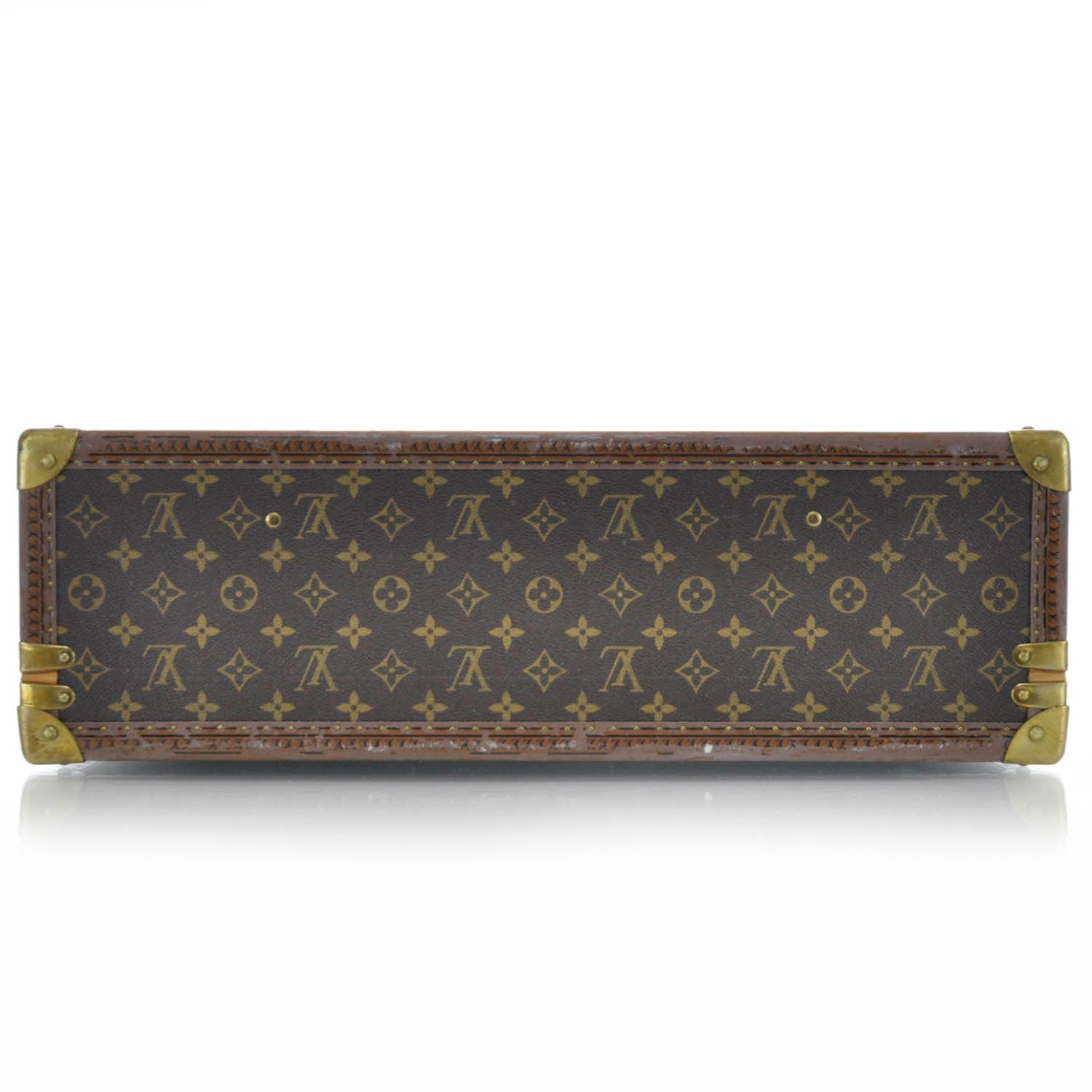 Louis Vuitton Monogram Suitcase Bisten 55 Hard Case w Cover 4 of 10