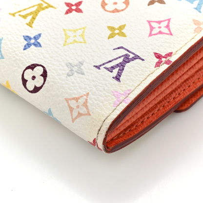 Louis Vuitton Monogram Multicolor Sarah Wallet White 16 of 16
