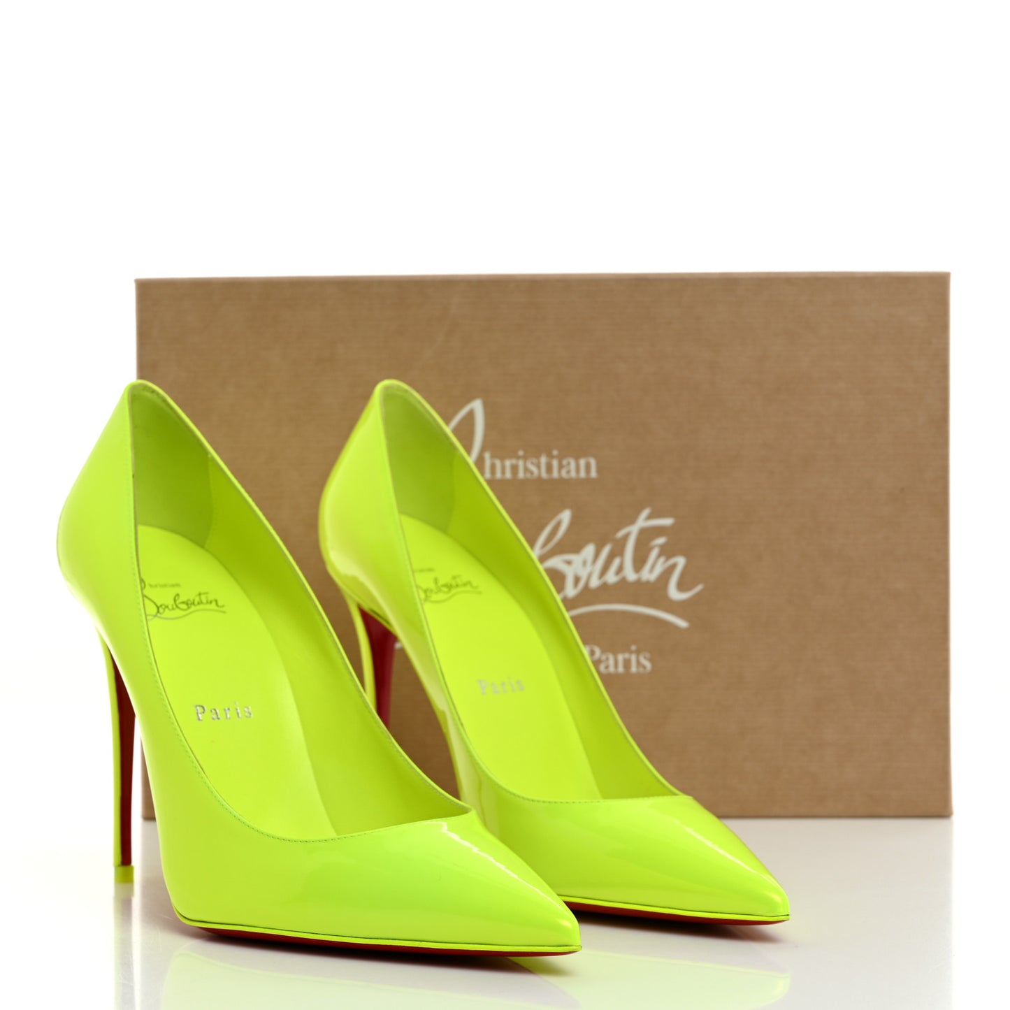 Patent Perle So Kate 100 Pumps 39.5 Fluo Yellow