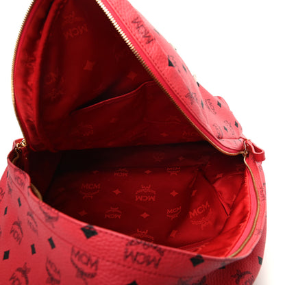 MCM Visetos Large Sprinkle Stud Stark Backpack Corail 5 of 8