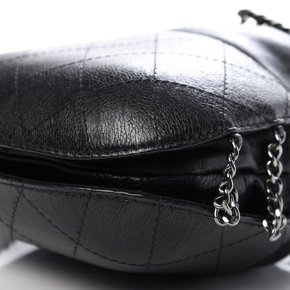 Chanel Calfskin Quilted Small Gabrielle Bucket Black 7 of 9