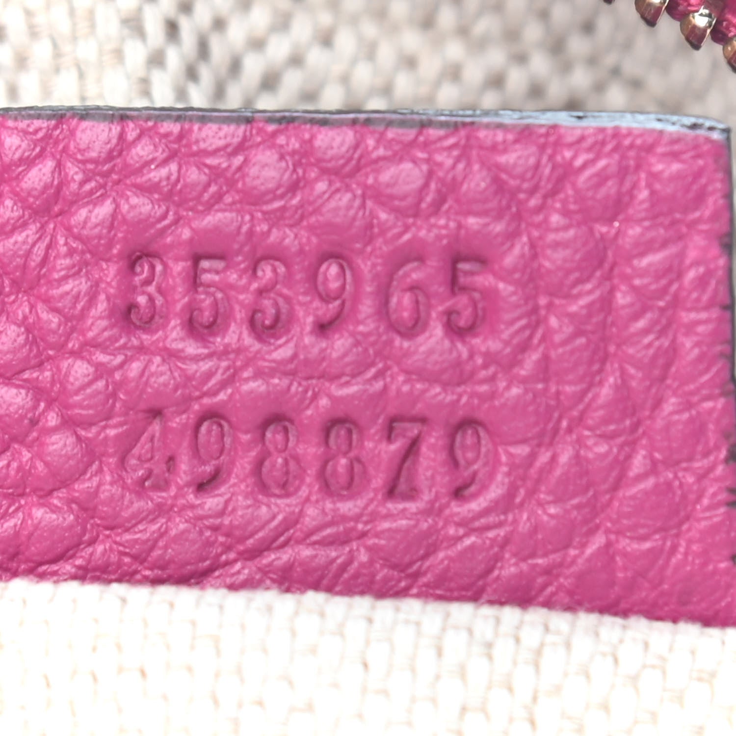Gucci Cellarius Calfskin Mini Soho Chain Bag Peonia Flower 7 of 7