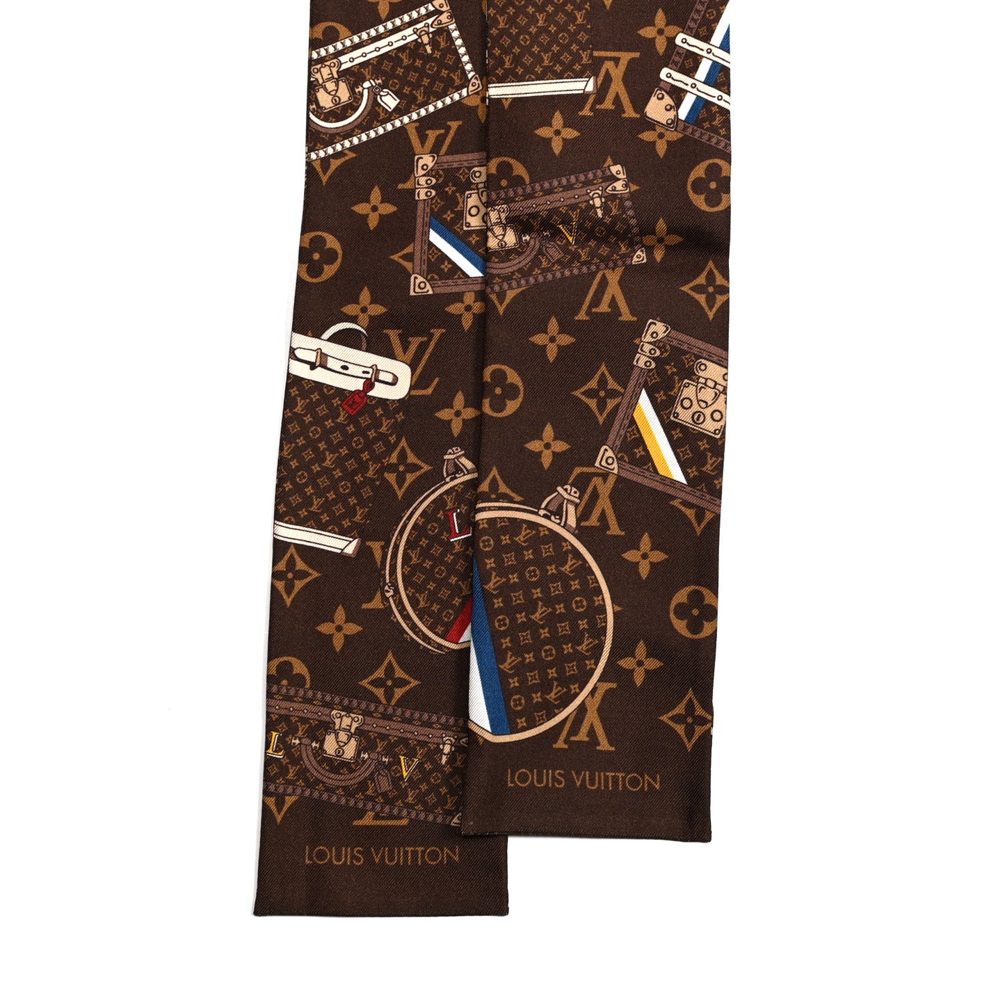 Silk Monogram Trunks Bandeau