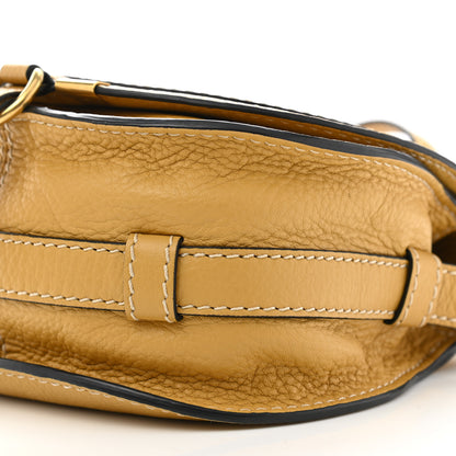 Chloe Calfskin Mini Marcie Round Crossbody Bag Dusty Yellow 9 of 10