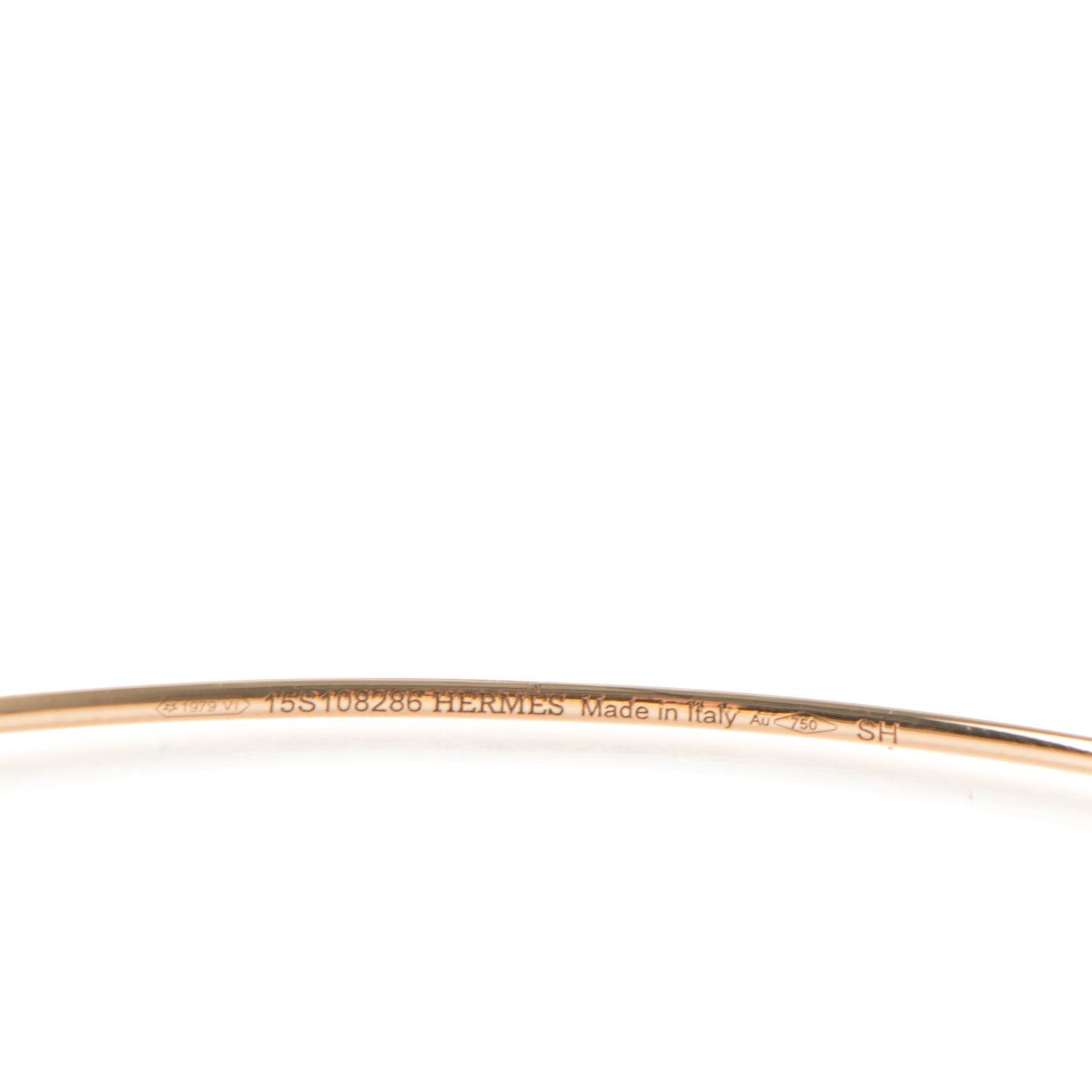 Hermes 18K Rose Gold PM Ronde Chaine d'Ancre Bracelet SH 5 of 6