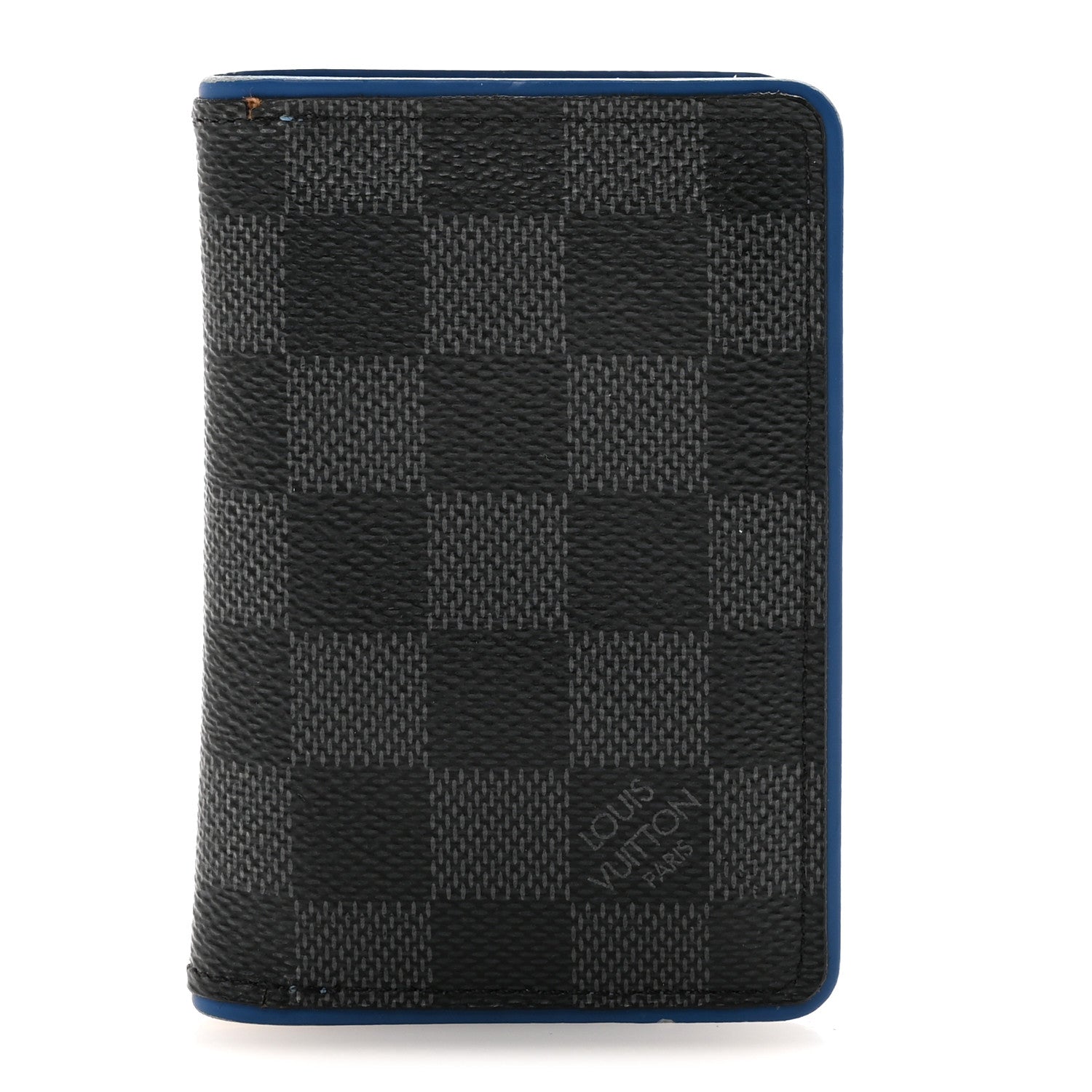 Louis Vuitton Damier Graphite Pocket Organizer Bleu Neon 1 of 6